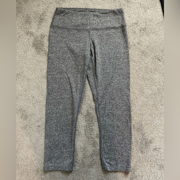 Spiritual Gangster SG Power Crop Legging Heather Grey Size Small - Picture 2 of 7